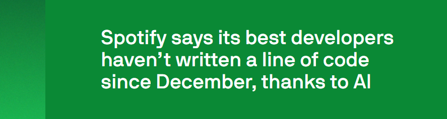 Spotify developers and AI